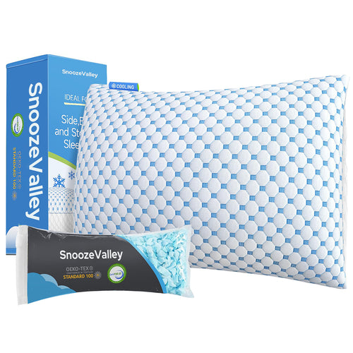 Adjustable Cooling Shredded Foam Pillow